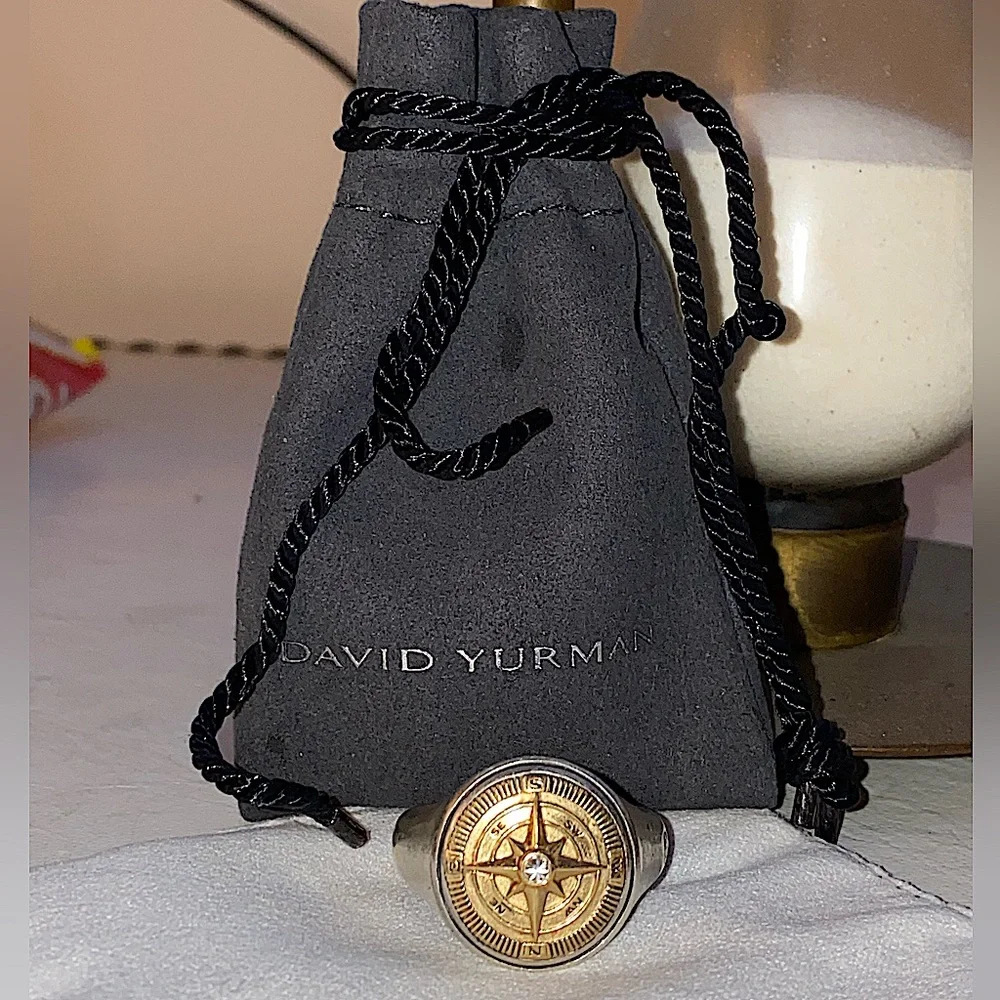 David Yurman Maritim Compass Signet Ring